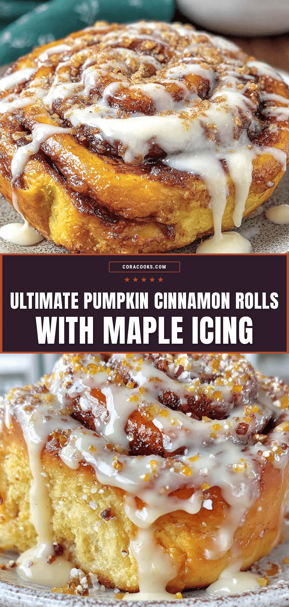 pumpkin cinnamon rolls recipe