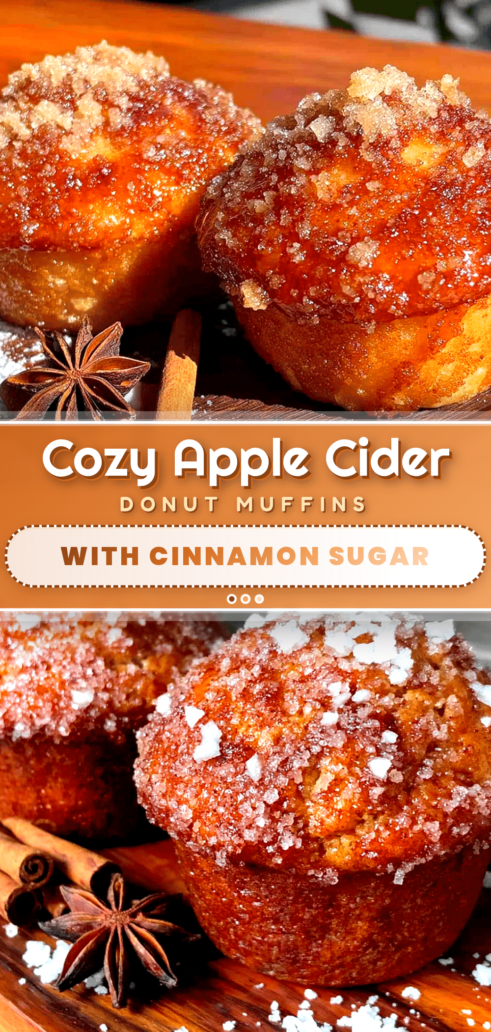 apple cider donut muffins recipe