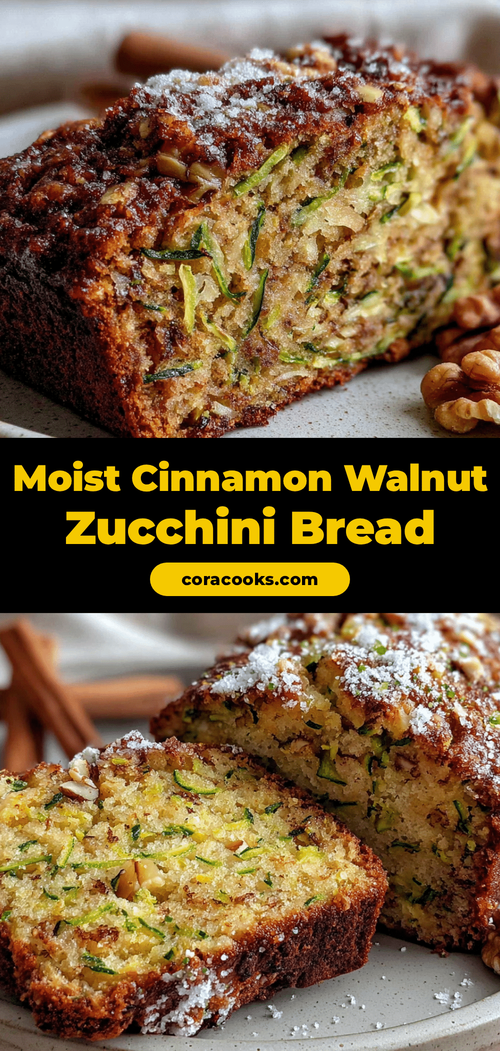 best moist zucchini bread with cinnamon walnuts recipe