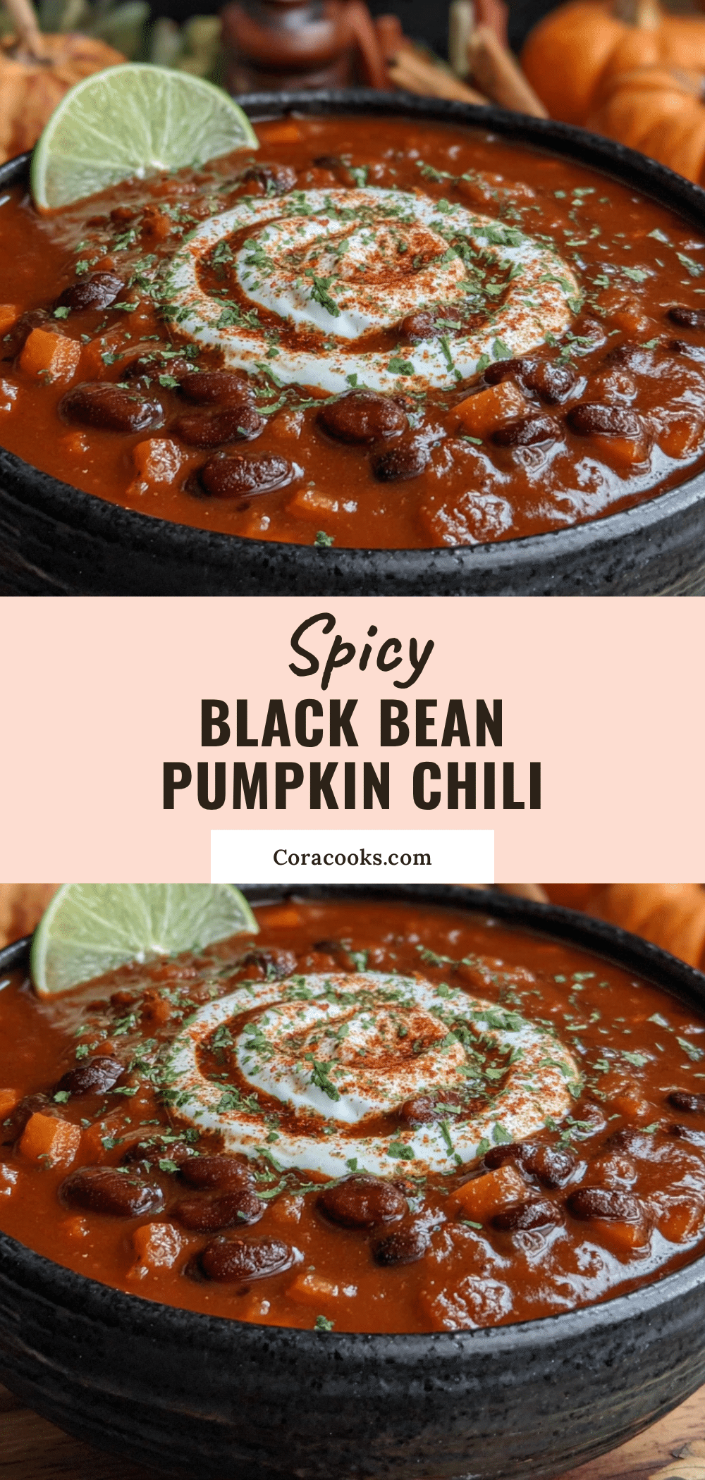 Black Bean and Pumpkin Chili recipe