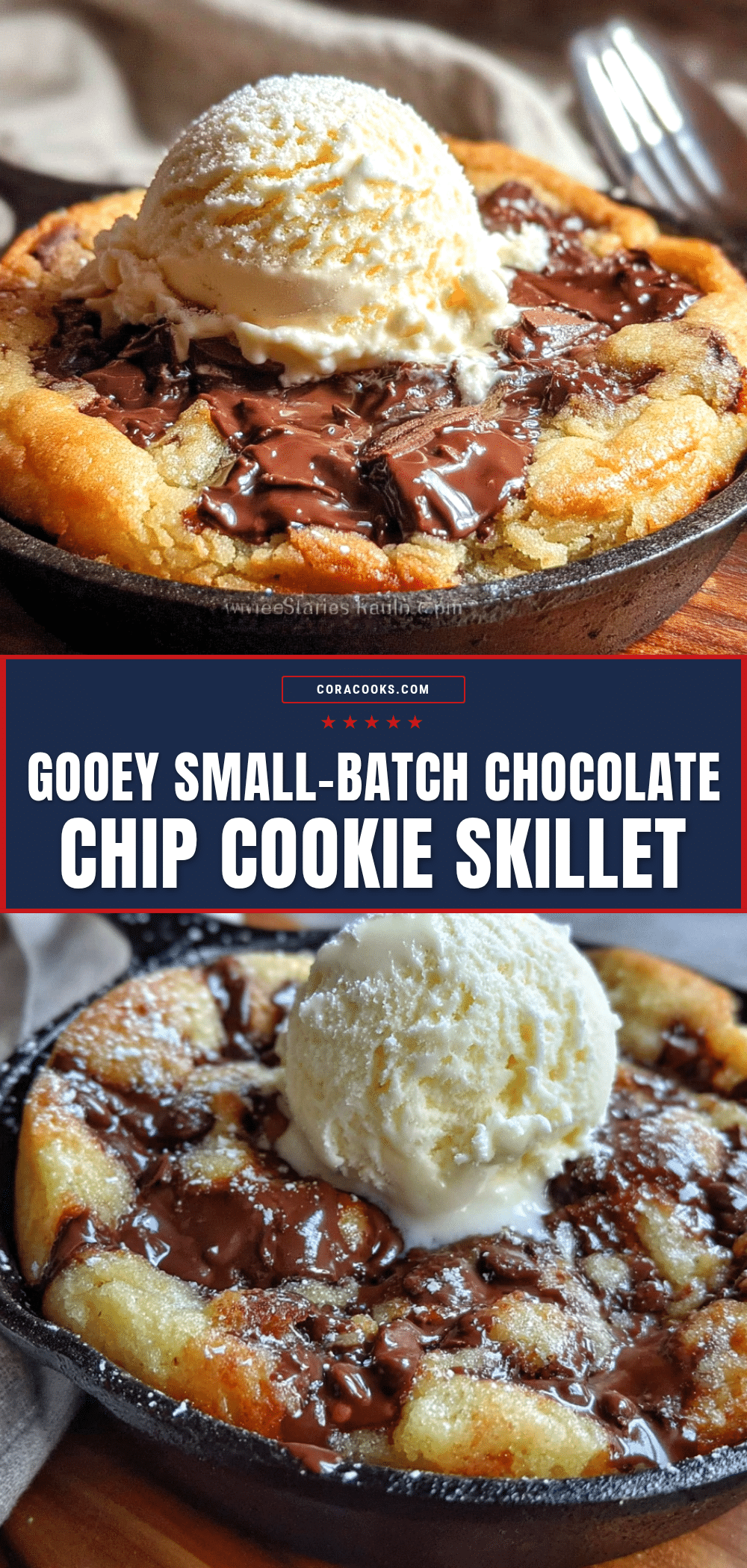 chocolate chip cookie skillet recipe