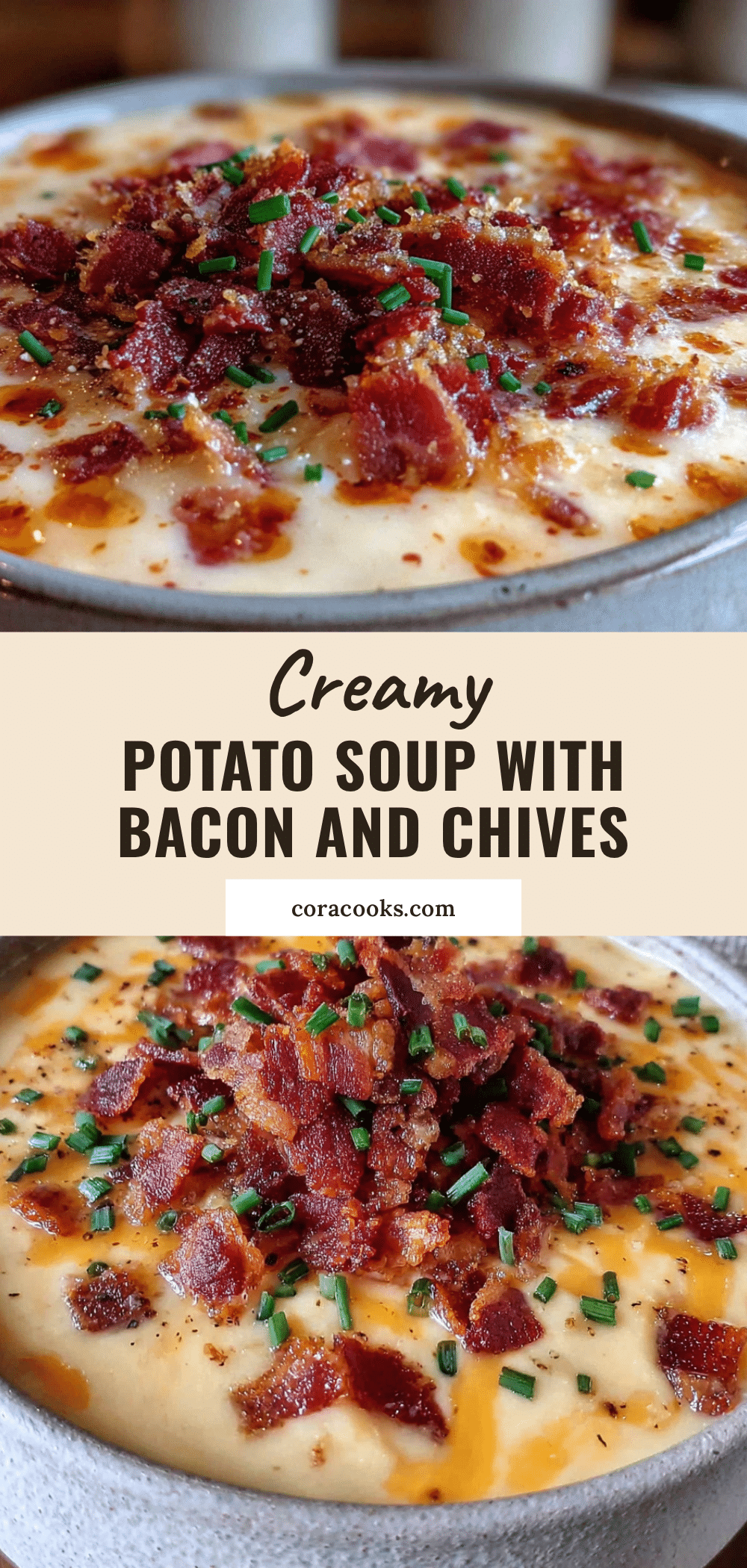 creamy potato soup with bacon and chives recipe