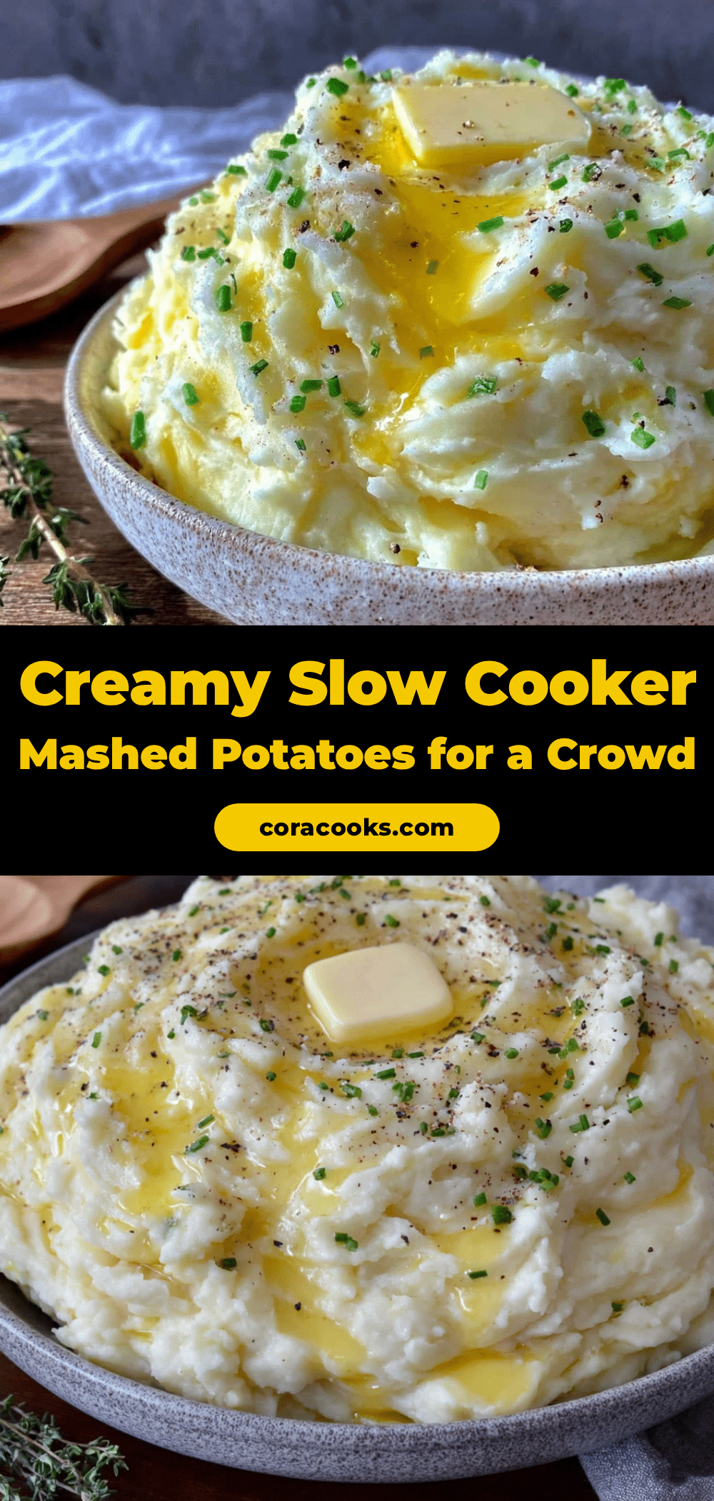 creamy slow cooker mashed potatoes recipe