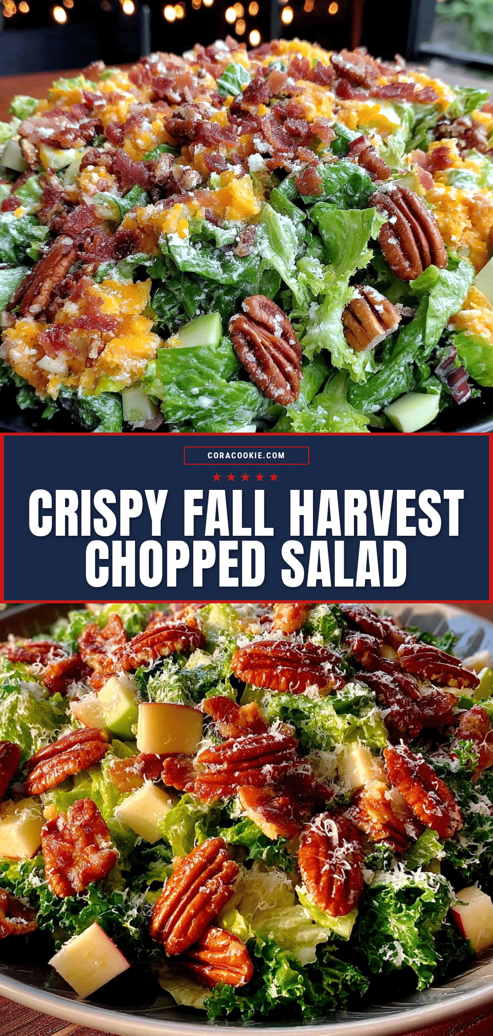 Crispy Fall Harvest Chopped Salad recipe