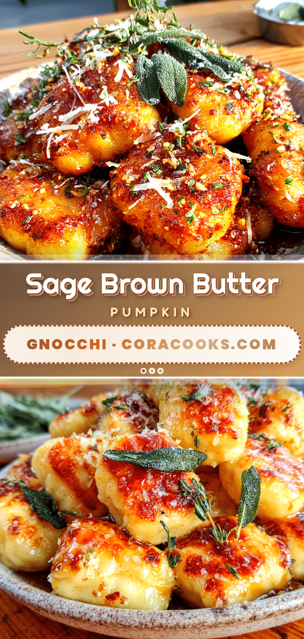 crispy pumpkin gnocchi with sage brown butter recipe