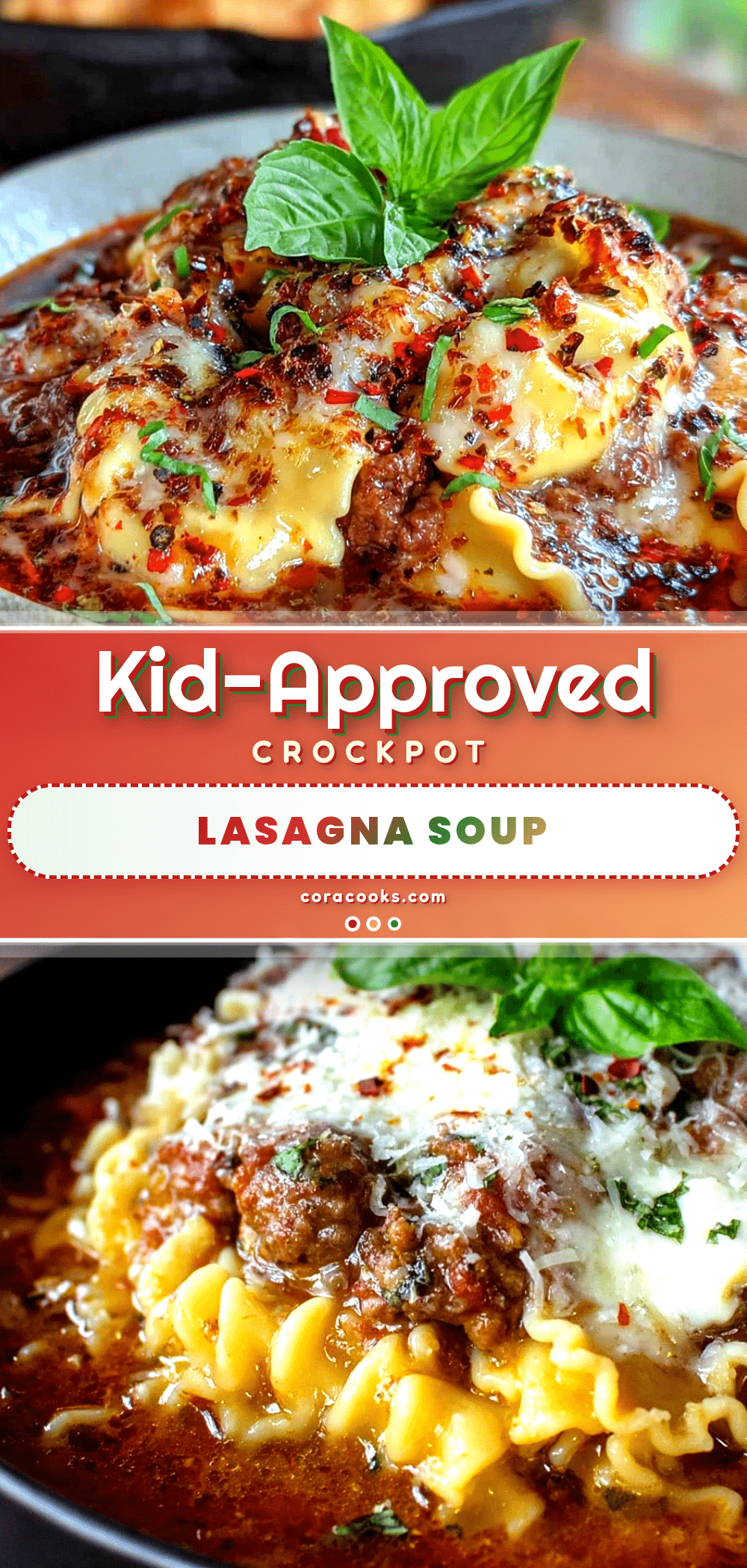 crockpot lasagna soup recipe