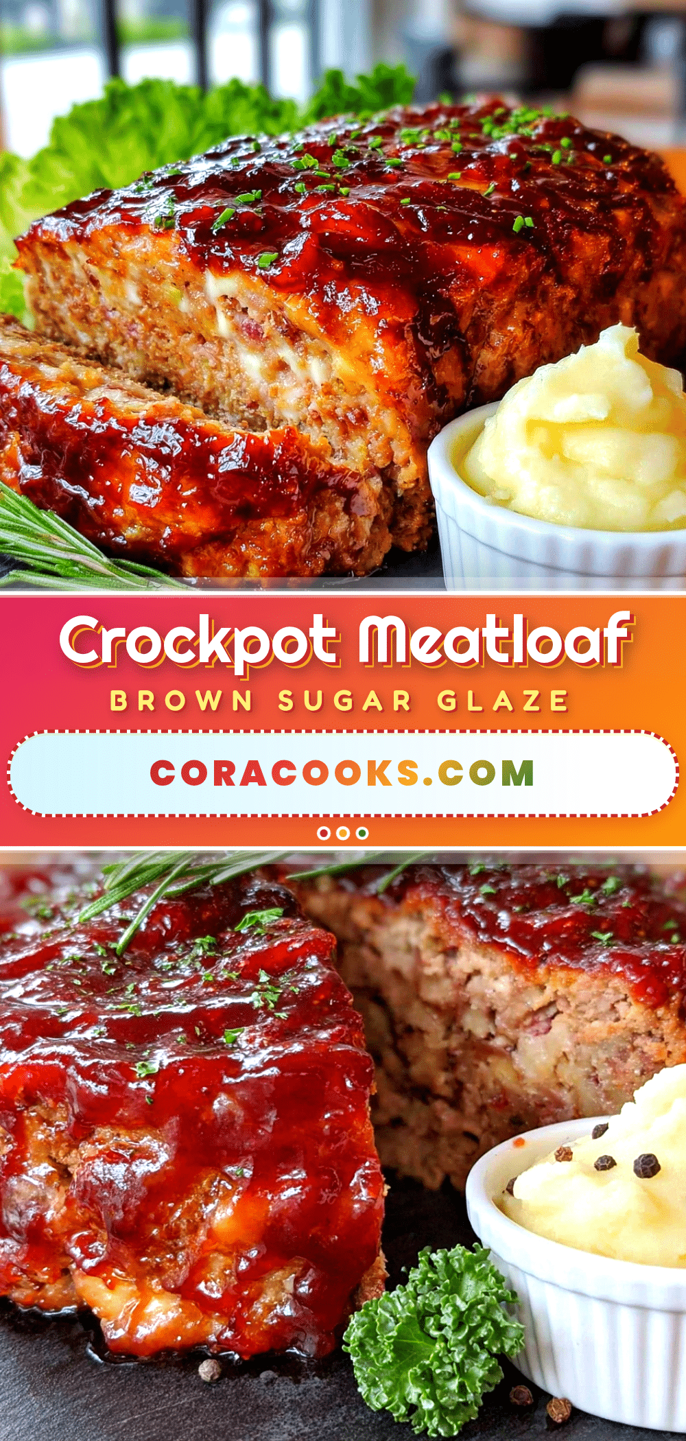 crockpot meatloaf with brown sugar glaze recipe
