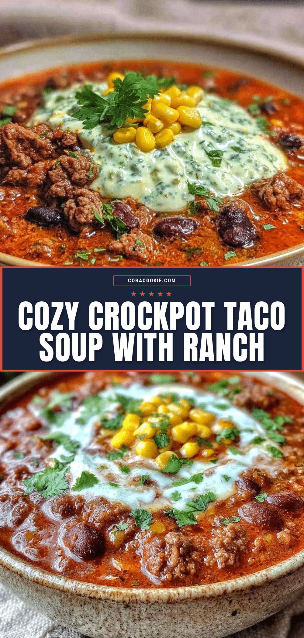 crockpot taco soup with ranch recipe