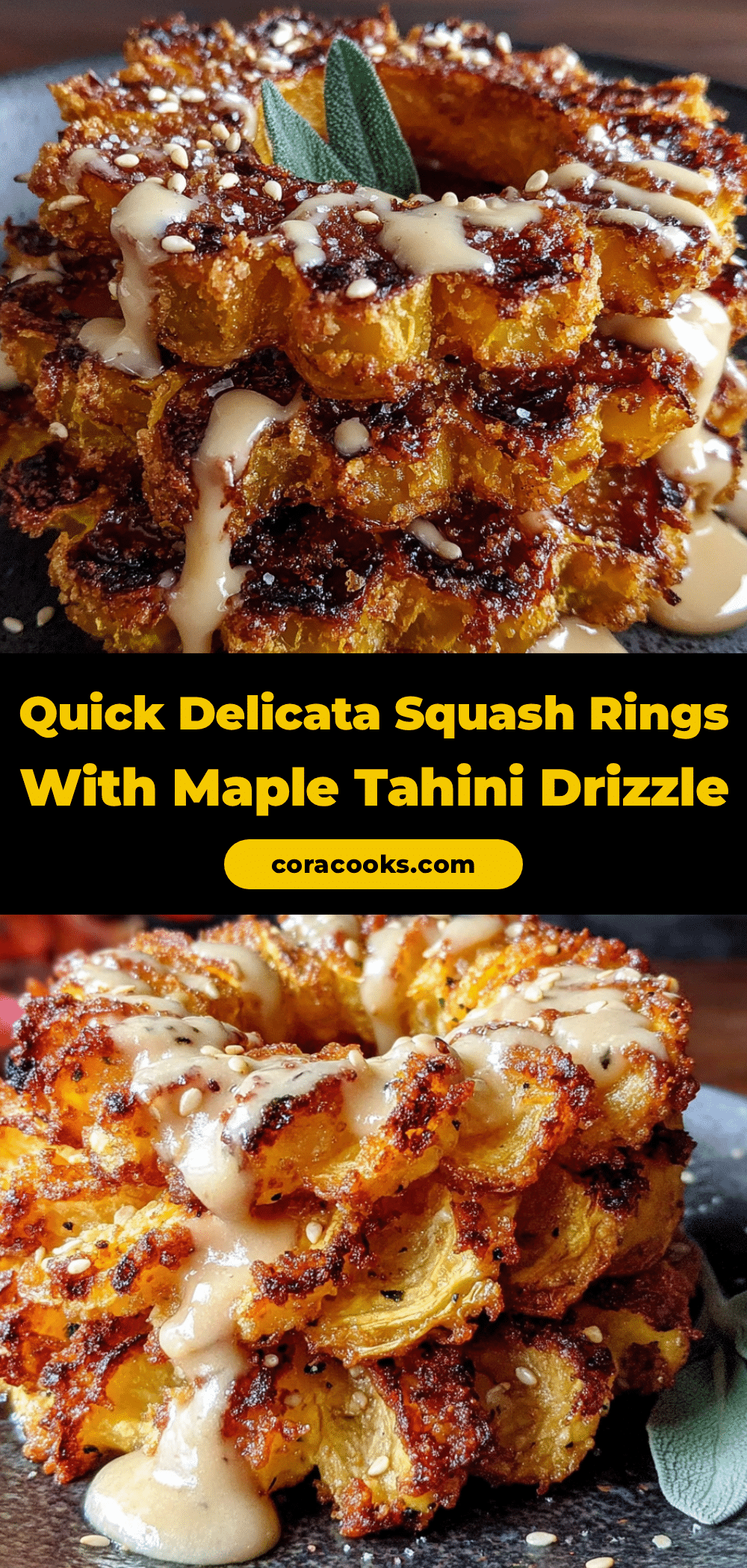delicata squash rings recipe