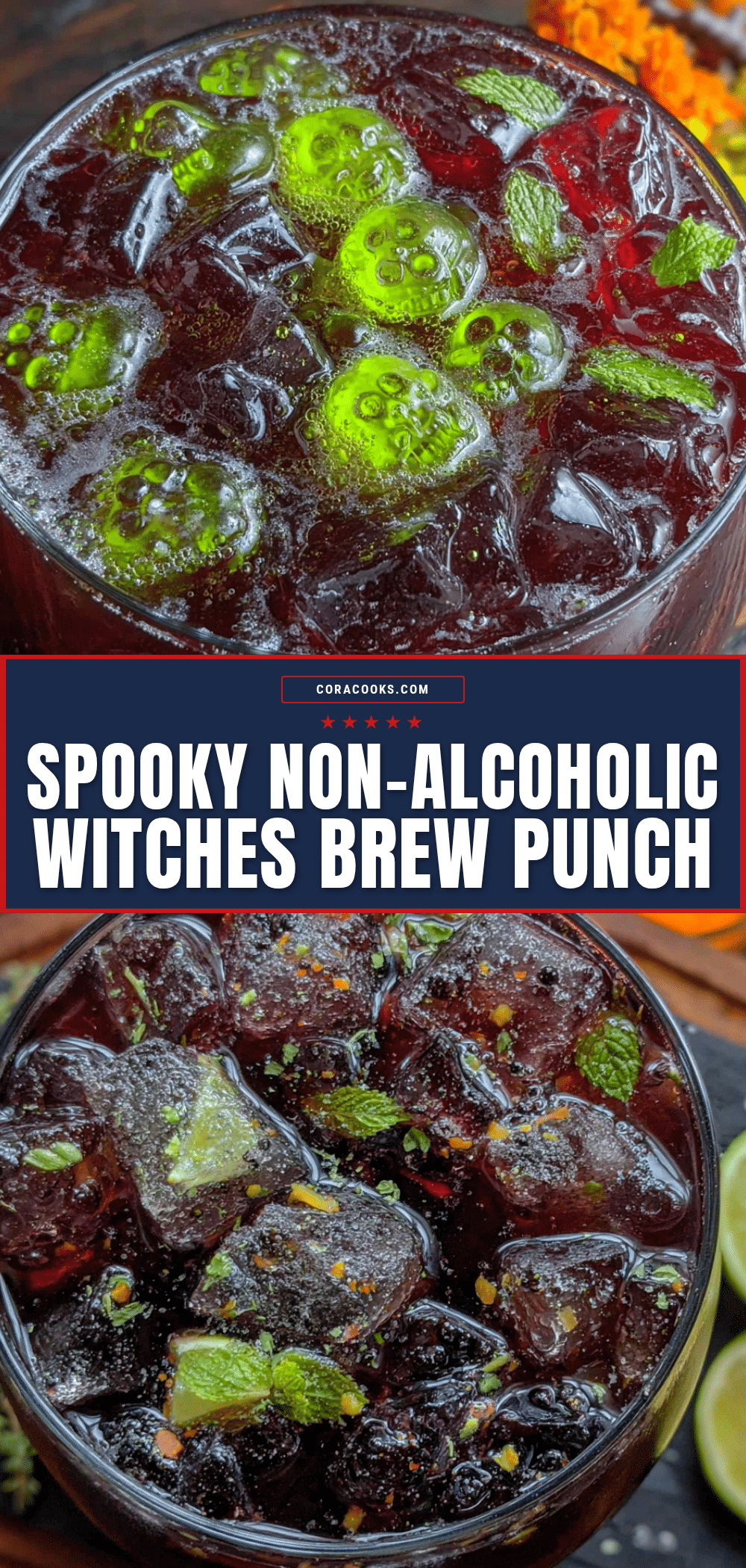 easy non-alcoholic halloween witches brew punch recipe