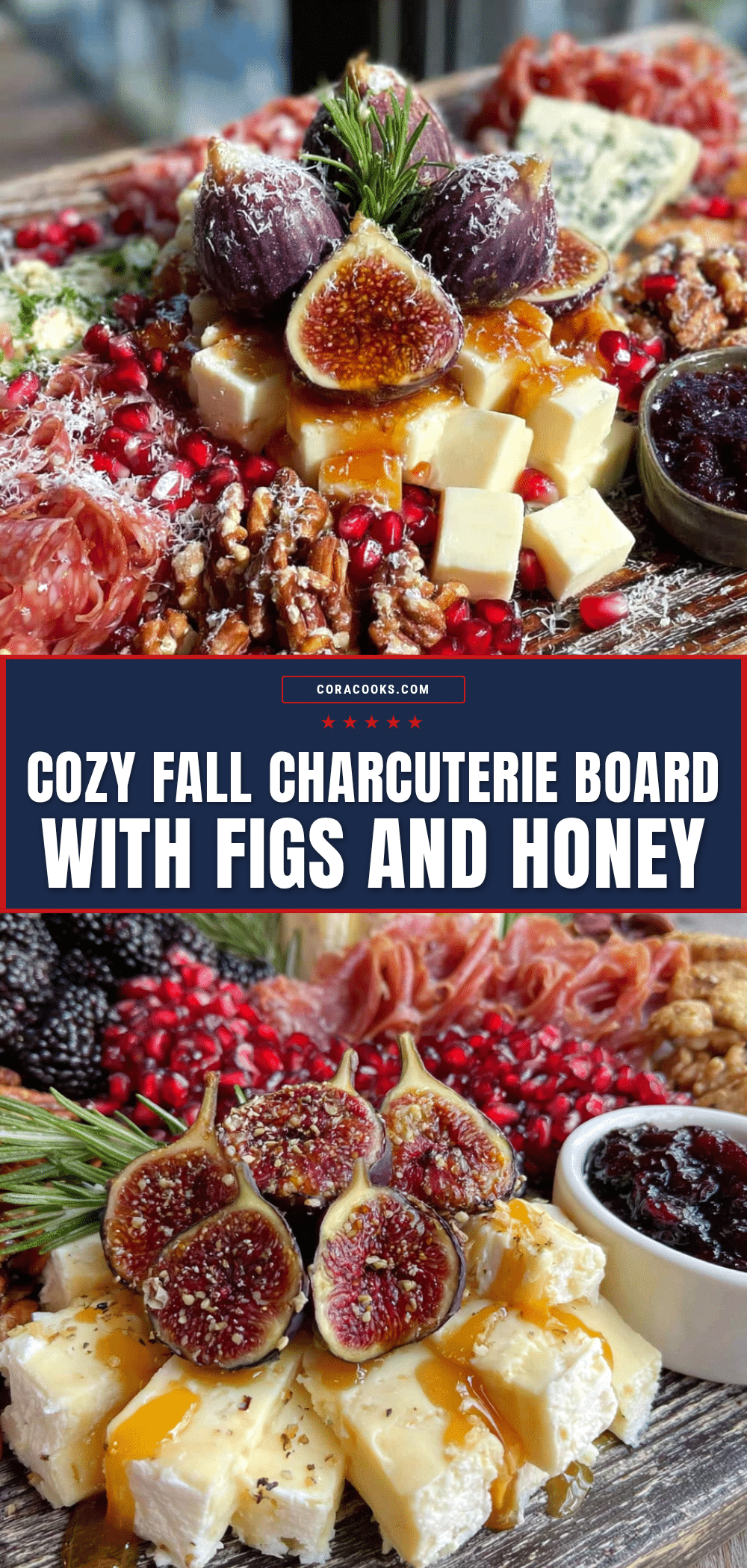 fall charcuterie board with figs and honey recipe