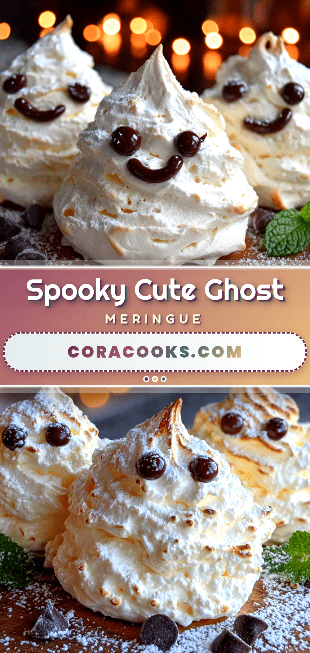 ghost meringue cookies recipe