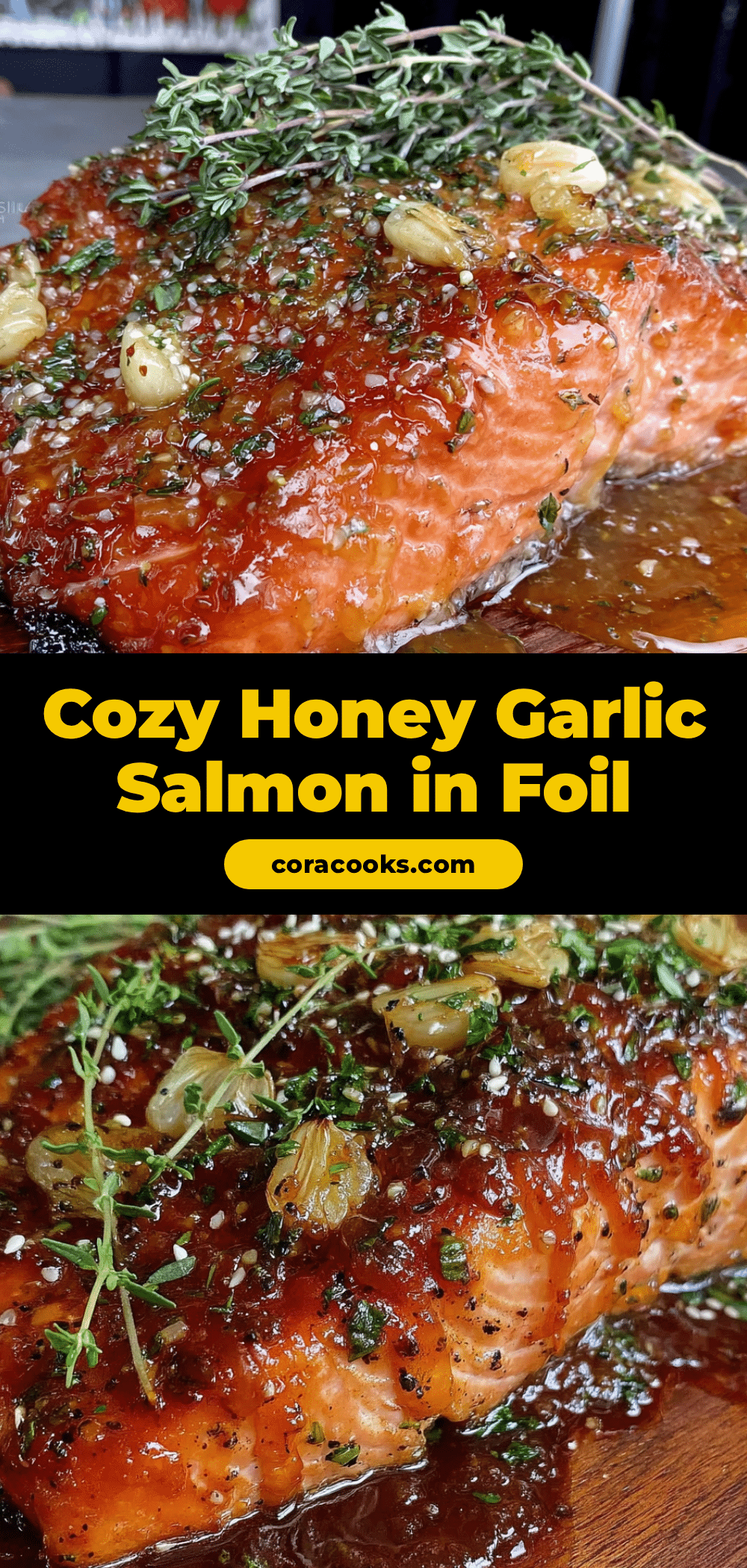 honey garlic salmon in foil recipe