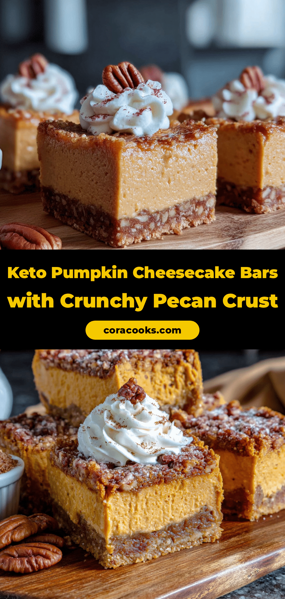 keto pumpkin cheesecake bars recipe