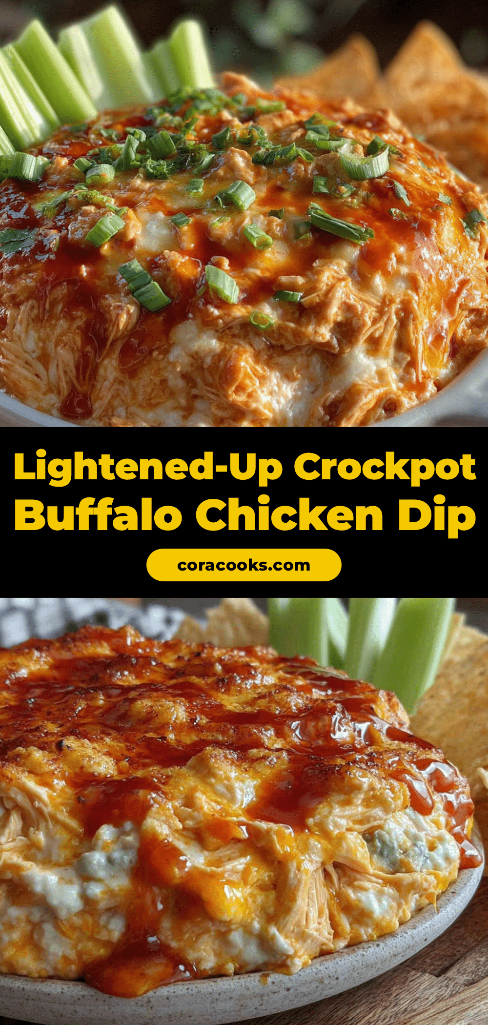 lightened-up crockpot buffalo chicken dip recipe
