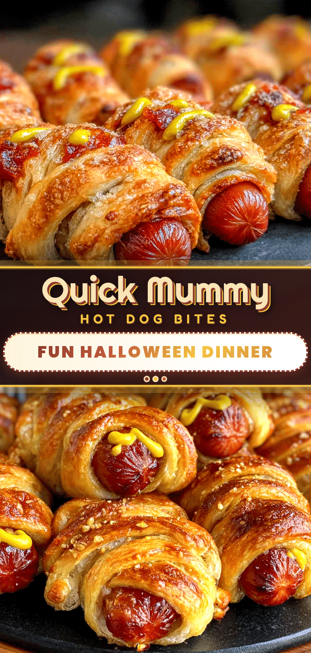 mummy hot dog bites recipe