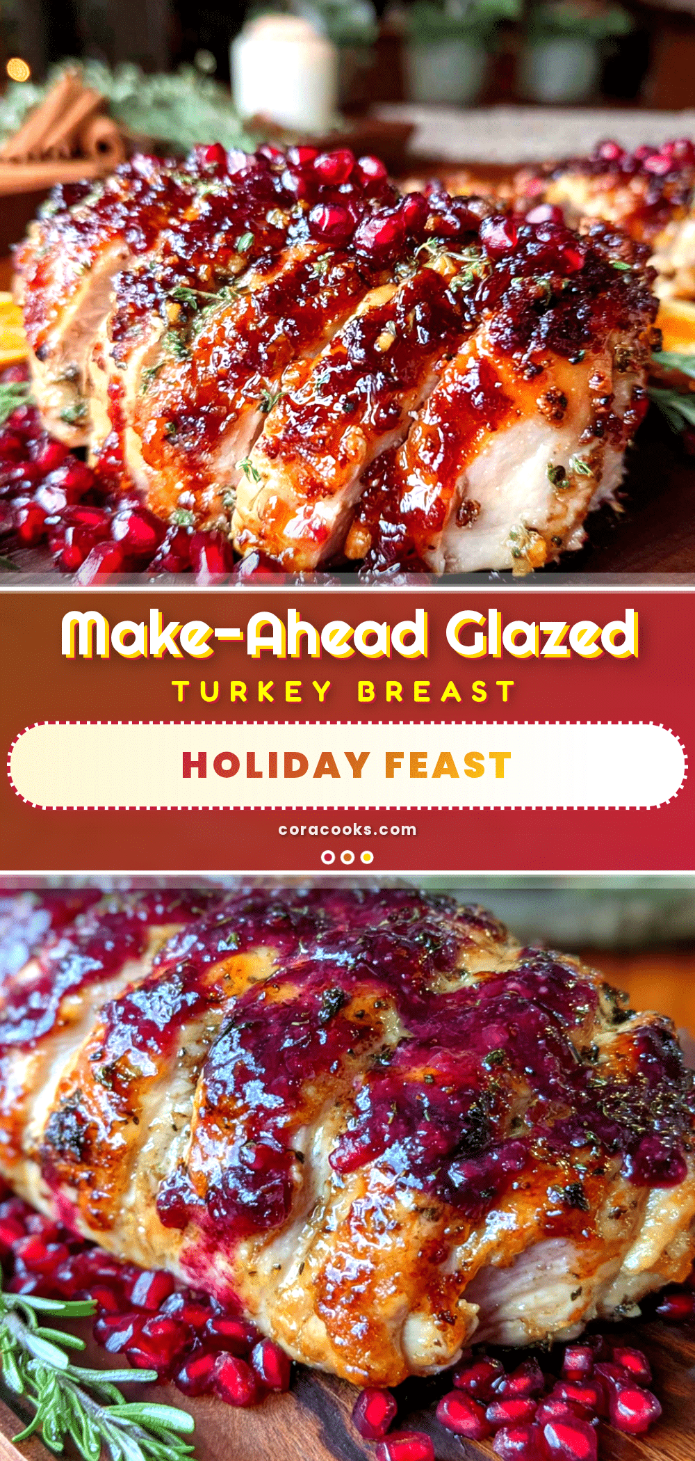 pomegranate glazed turkey breast recipe