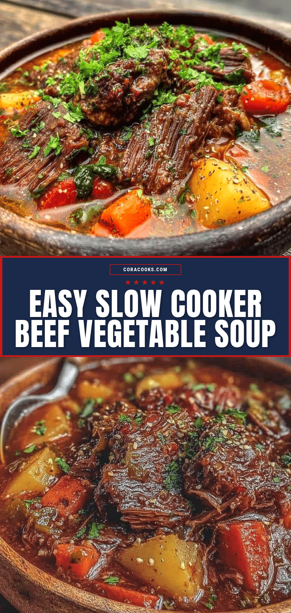 slow cooker beef vegetable soup recipe