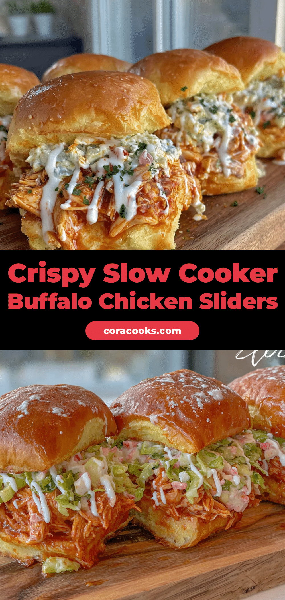 slow cooker buffalo chicken sliders recipe