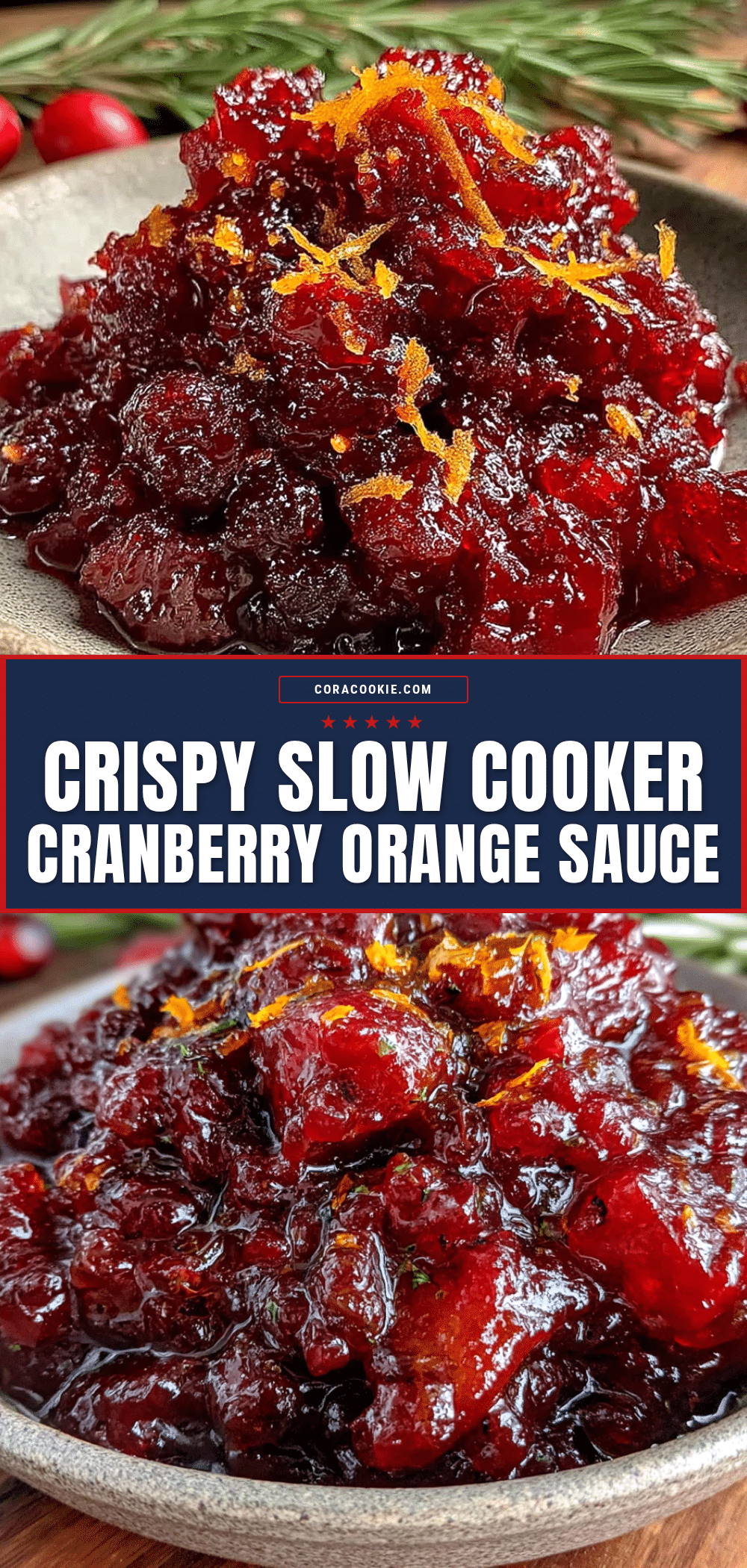 slow cooker cranberry orange sauce recipe
