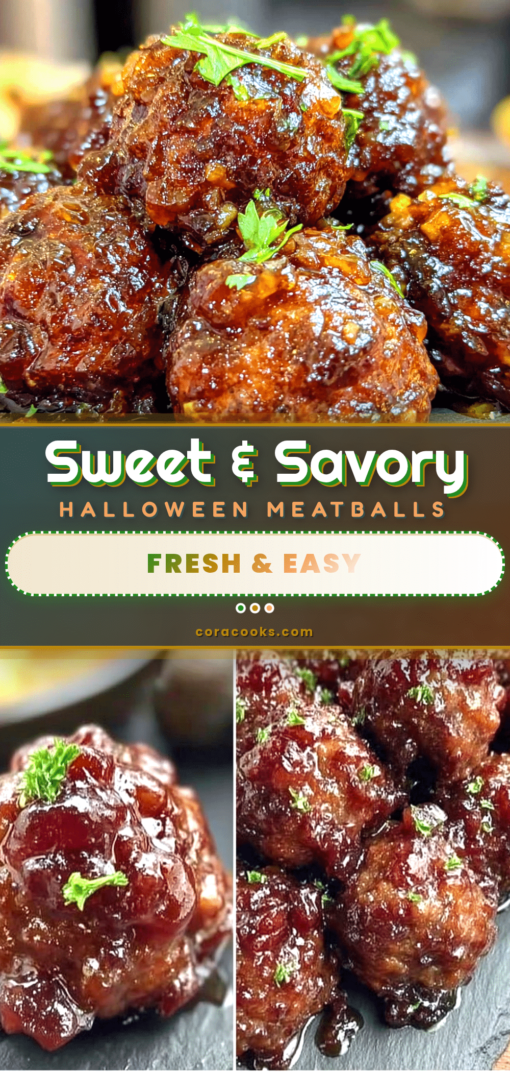 slow cooker halloween meatballs recipe