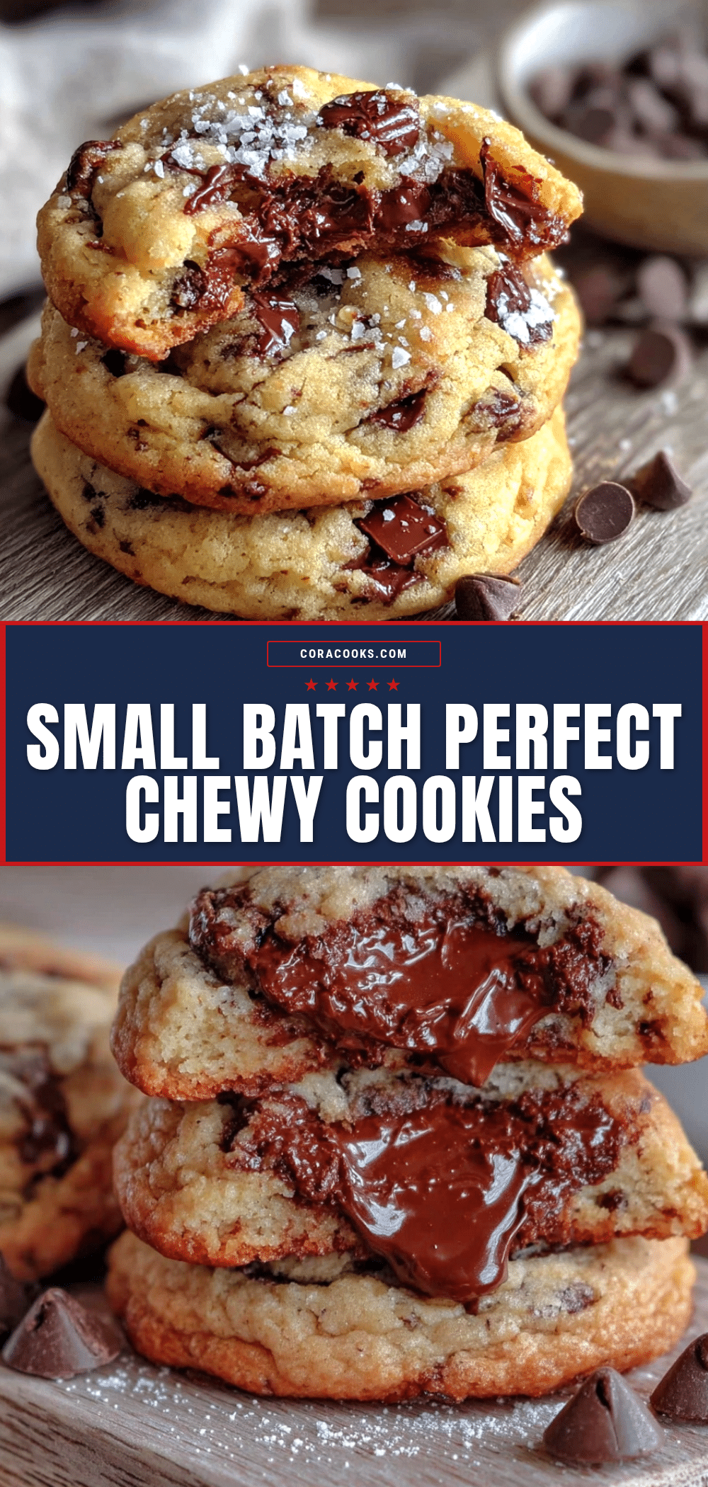small batch chewy chocolate chip cookies recipe