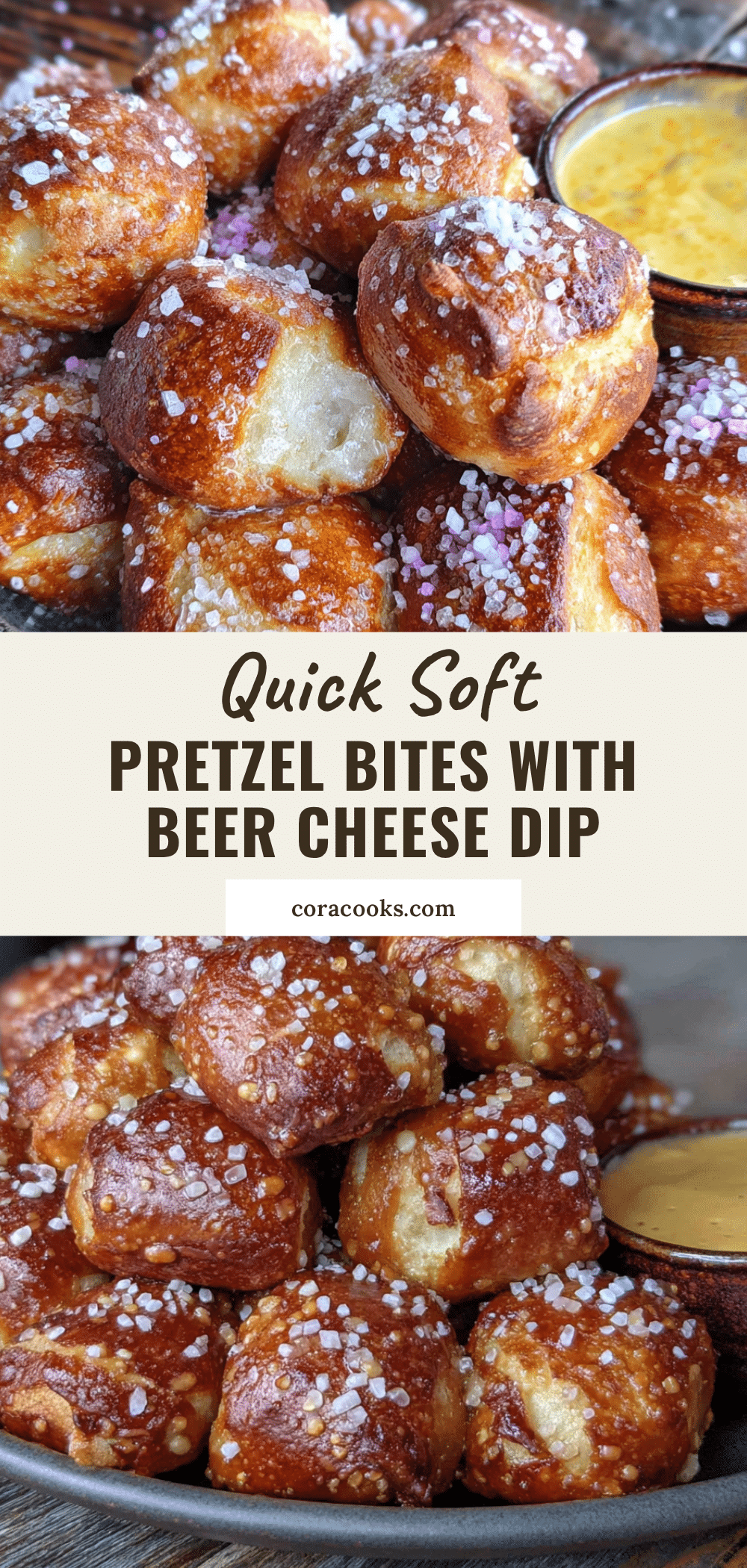 soft pretzel bites recipe