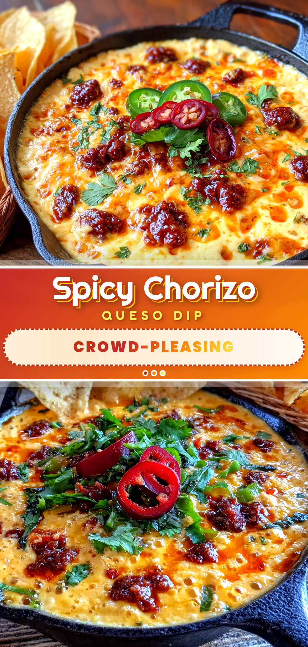 spicy queso dip with chorizo recipe