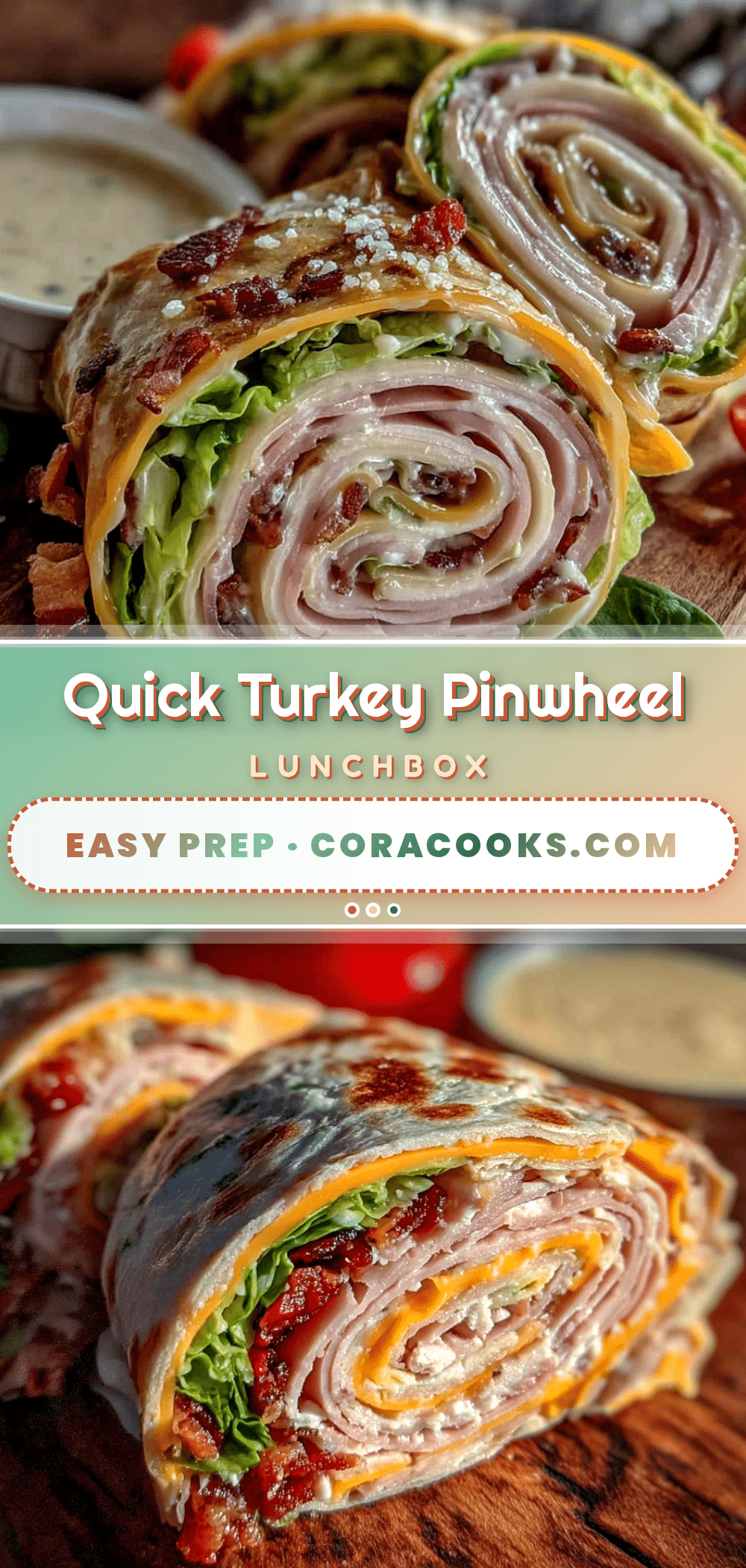 turkey pinwheel wraps recipe