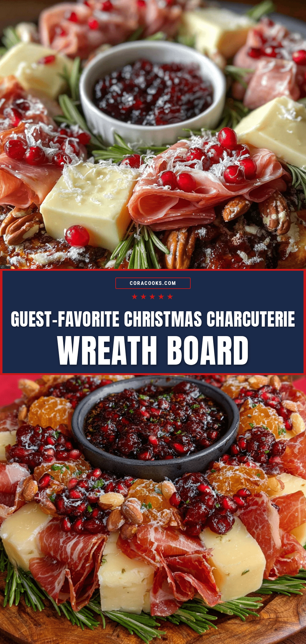 best christmas charcuterie wreath board recipe