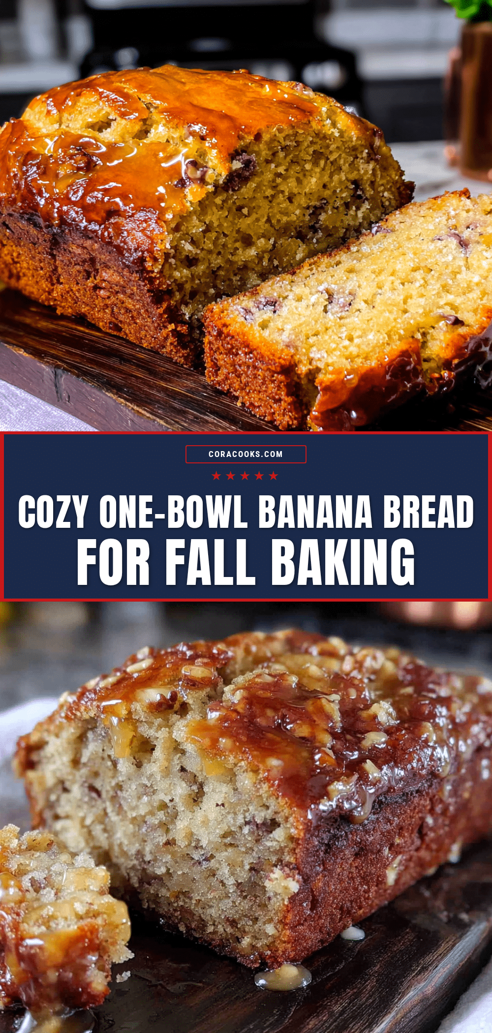 cozy one-bowl banana bread for fall baking recipe