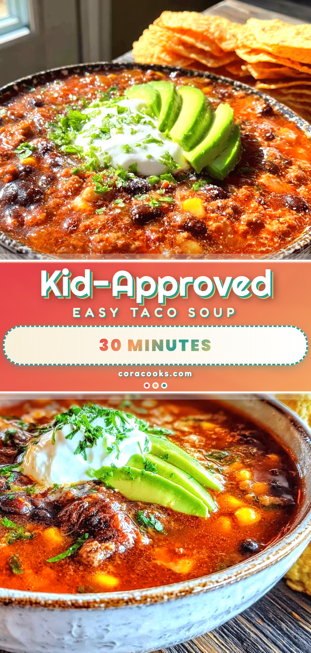 easy 30-minute taco soup recipe