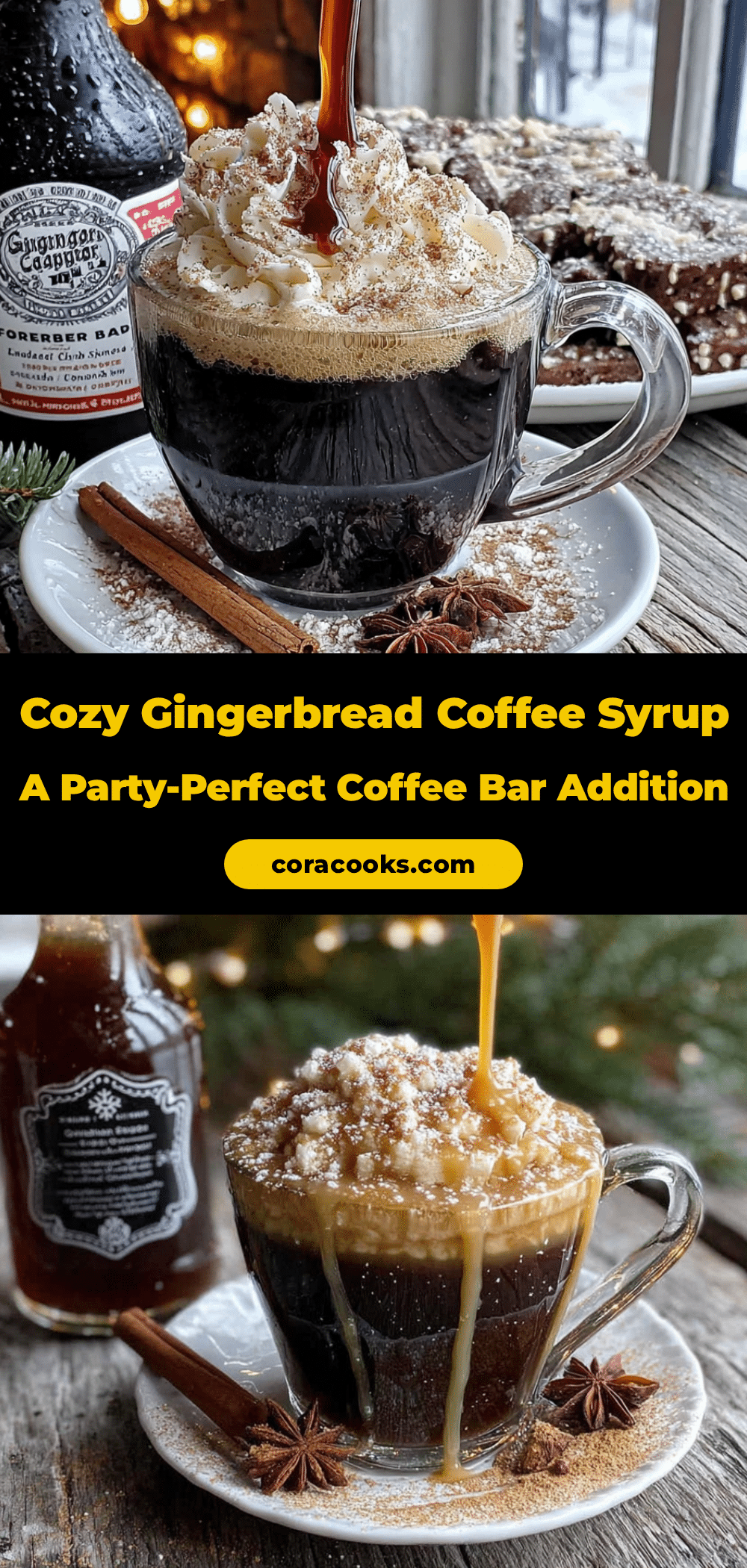 gingerbread coffee syrup recipe