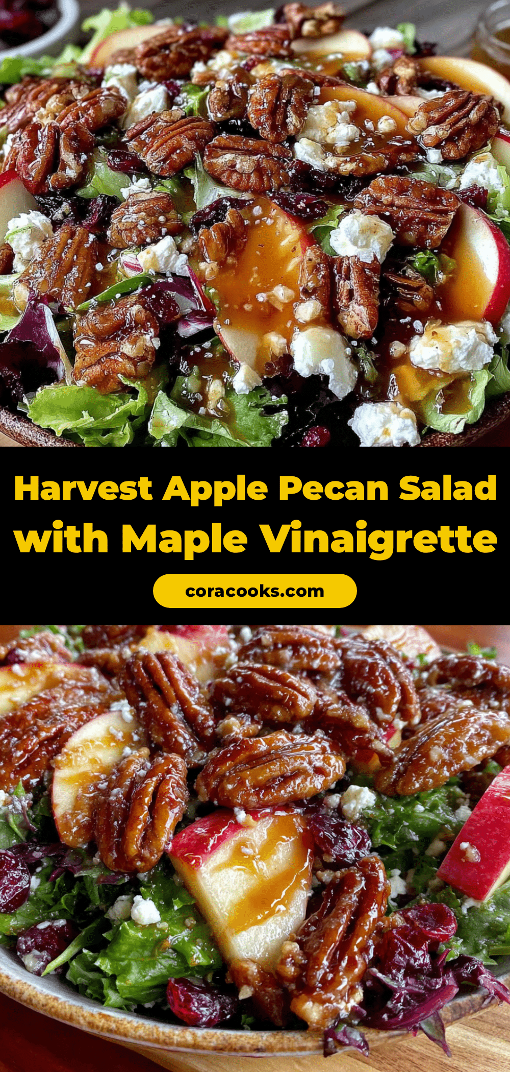 harvest apple pecan salad recipe