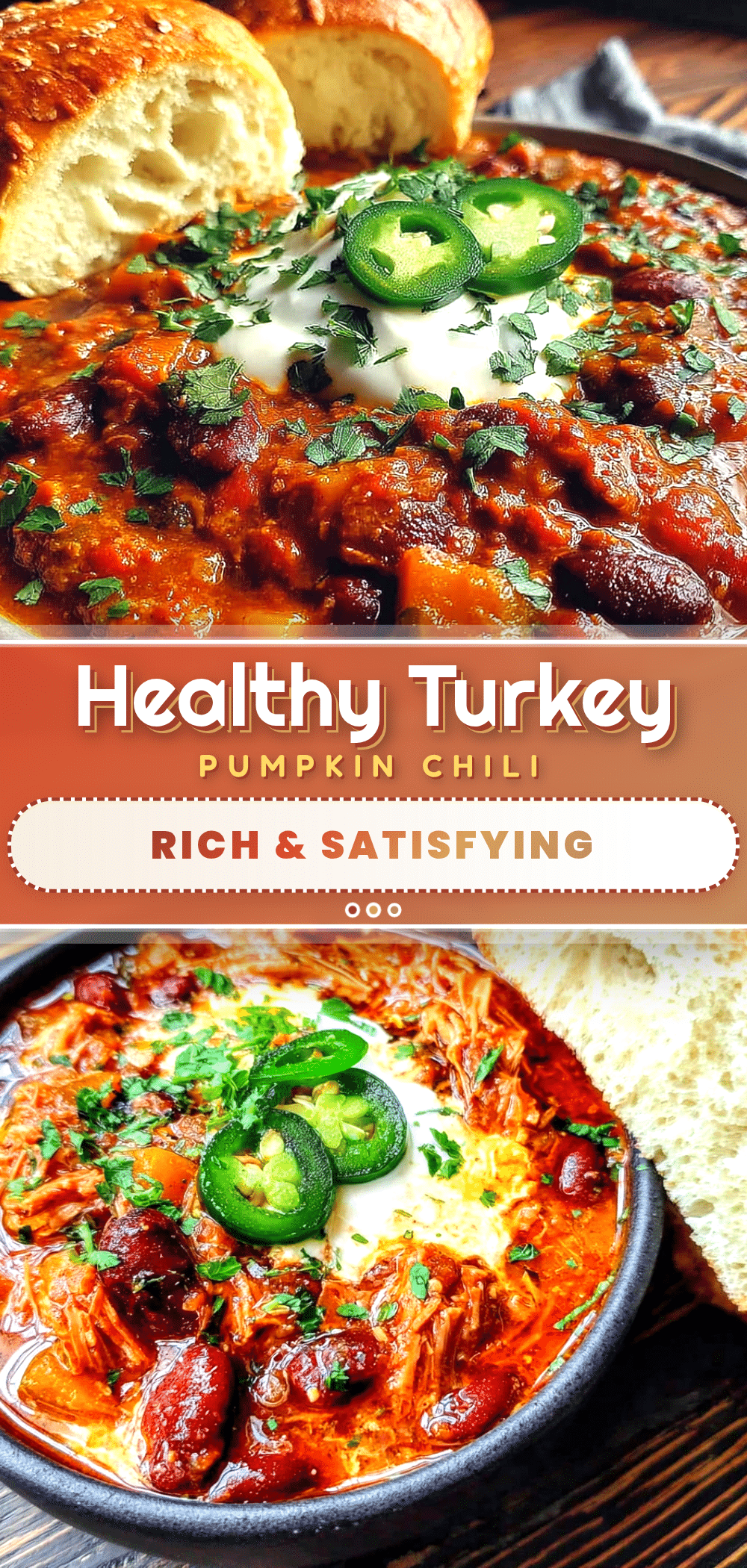 healthy turkey pumpkin chili recipe