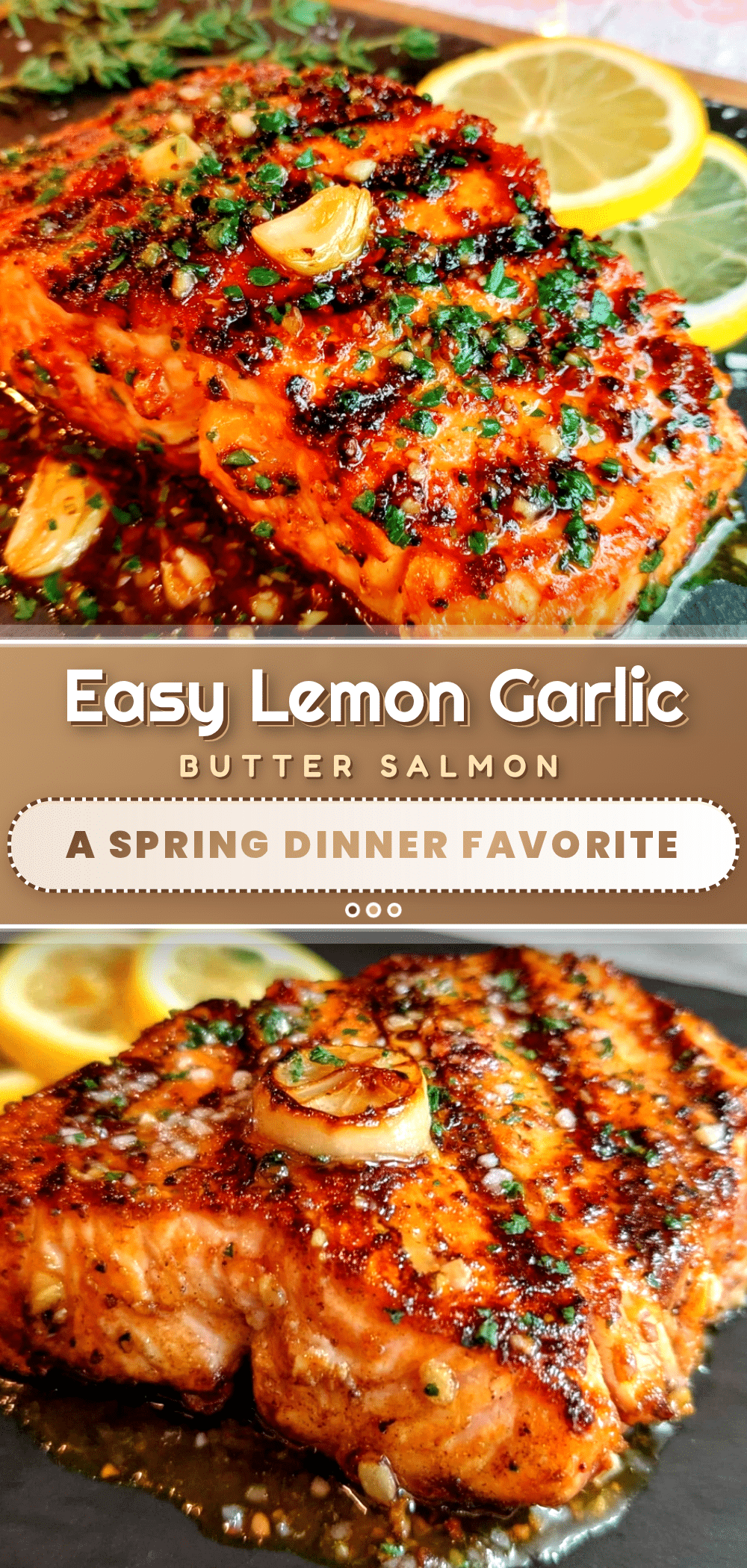 lemon garlic butter salmon recipe