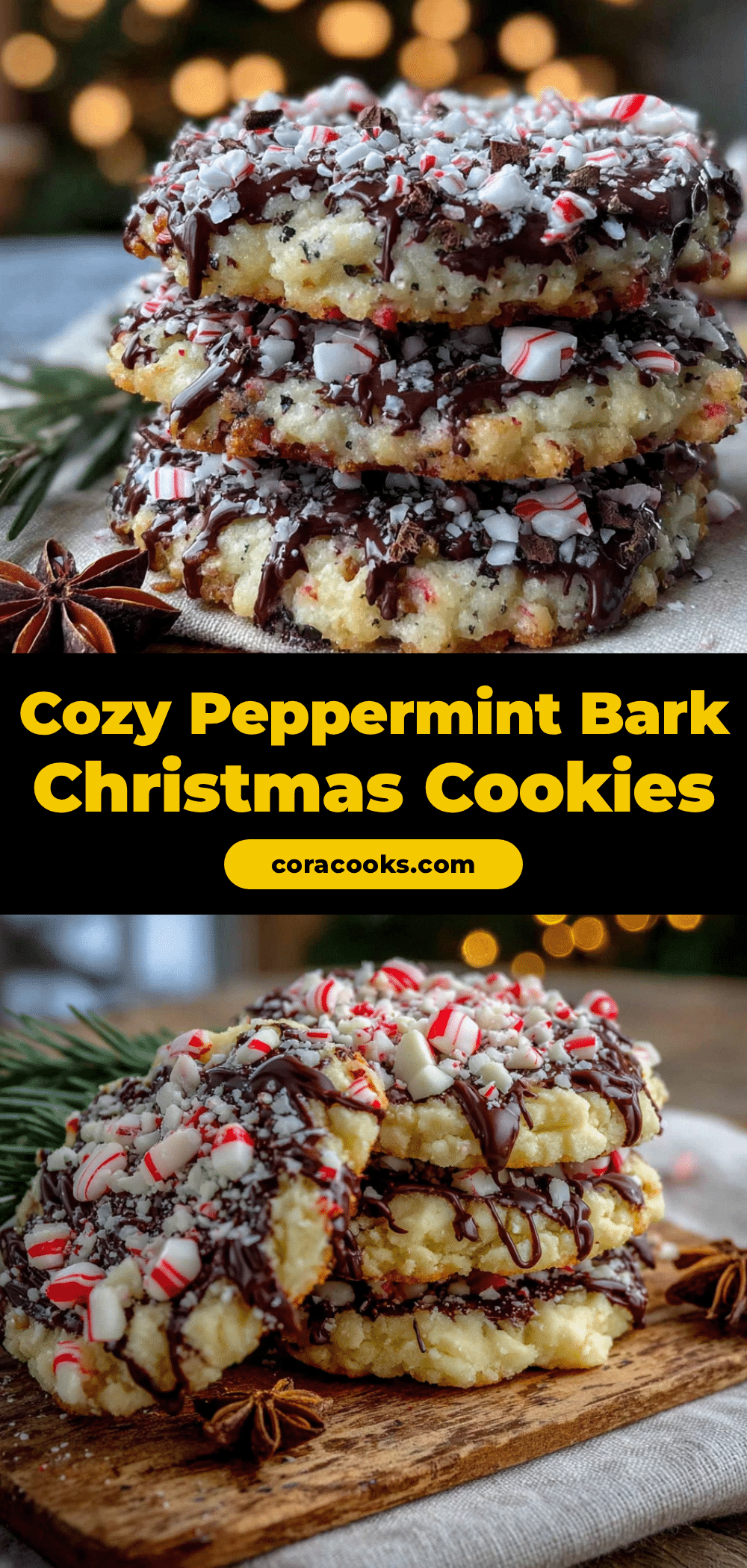 peppermint bark christmas cookies recipe