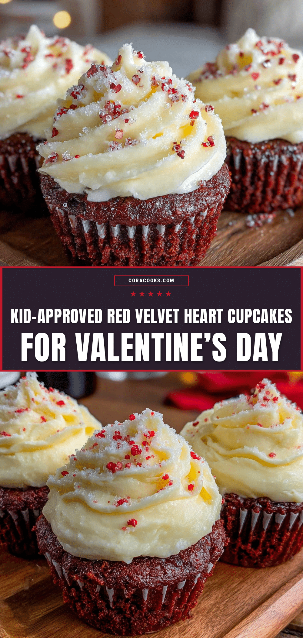 red velvet heart cupcakes recipe
