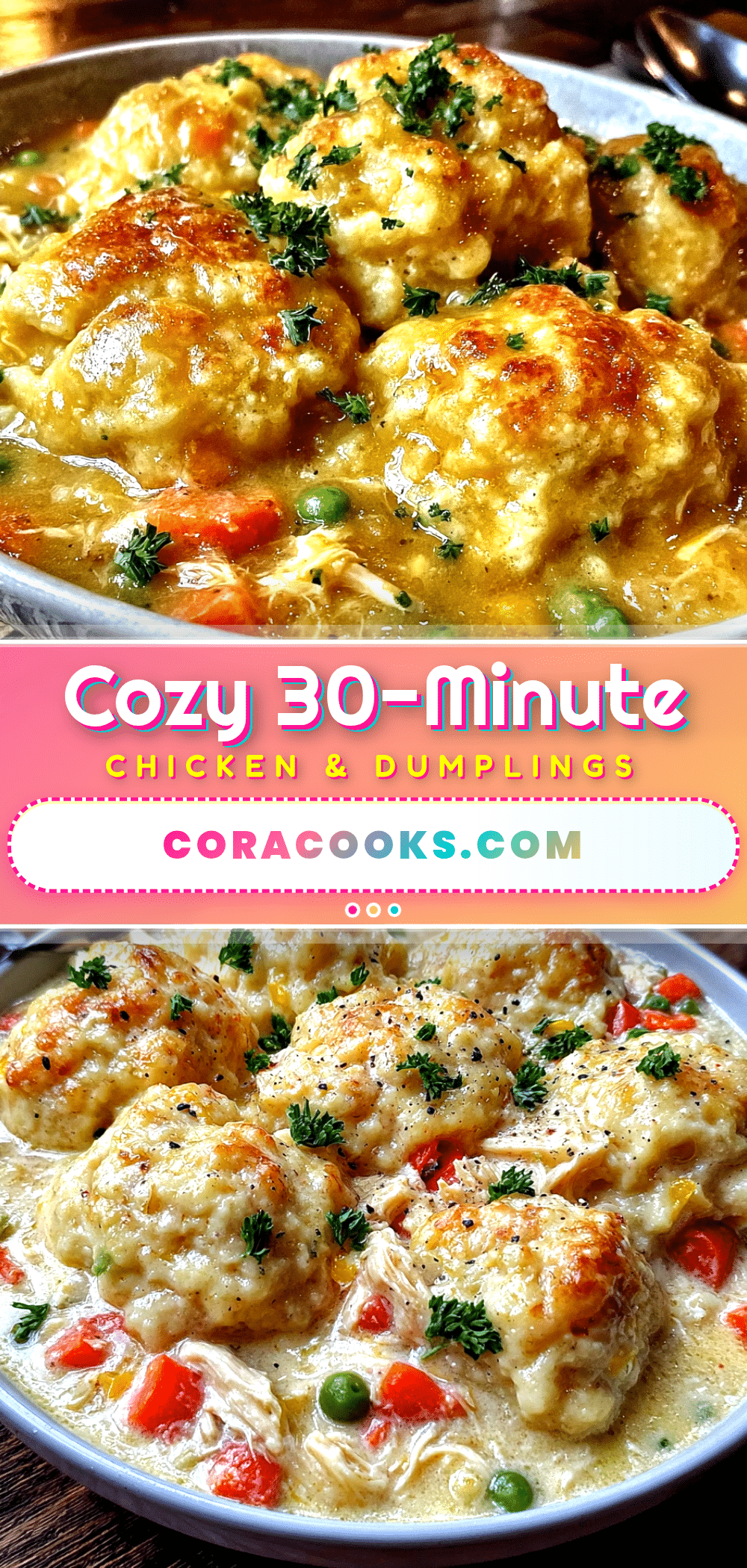 30-minute chicken and dumplings recipe