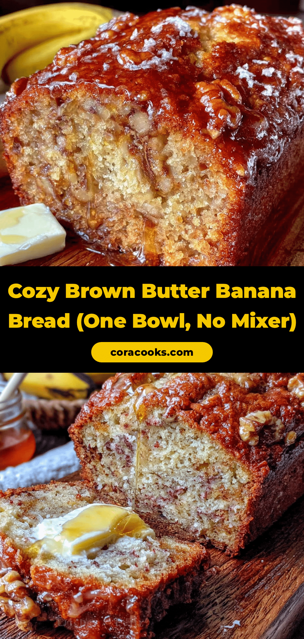 brown butter banana bread recipe