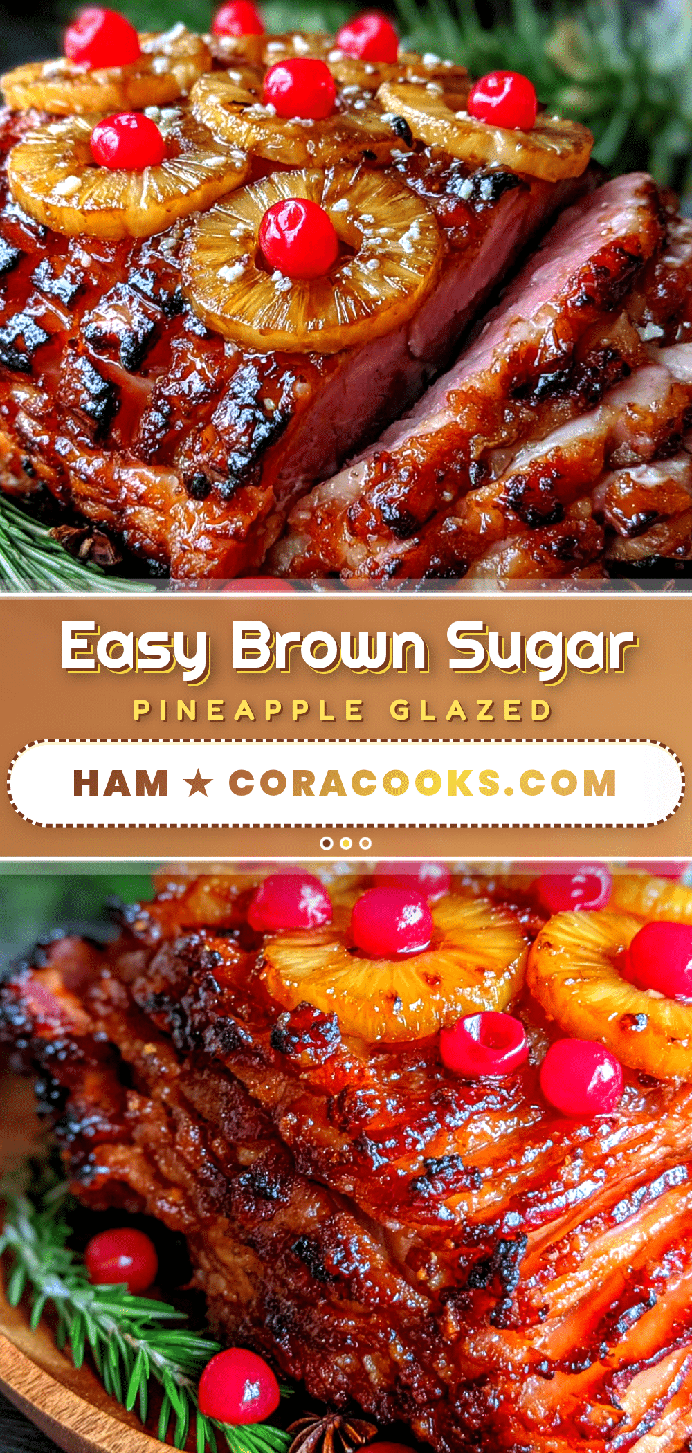 brown sugar pineapple glazed ham recipe