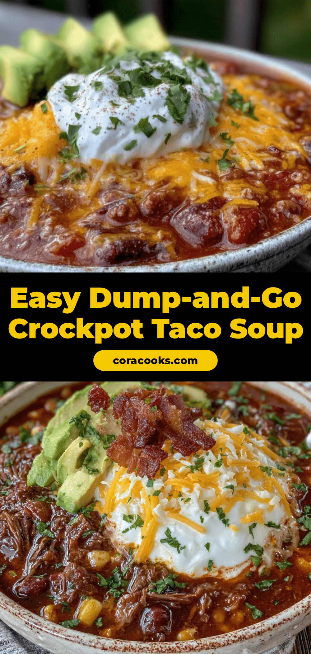 crockpot taco soup with ranch seasoning recipe