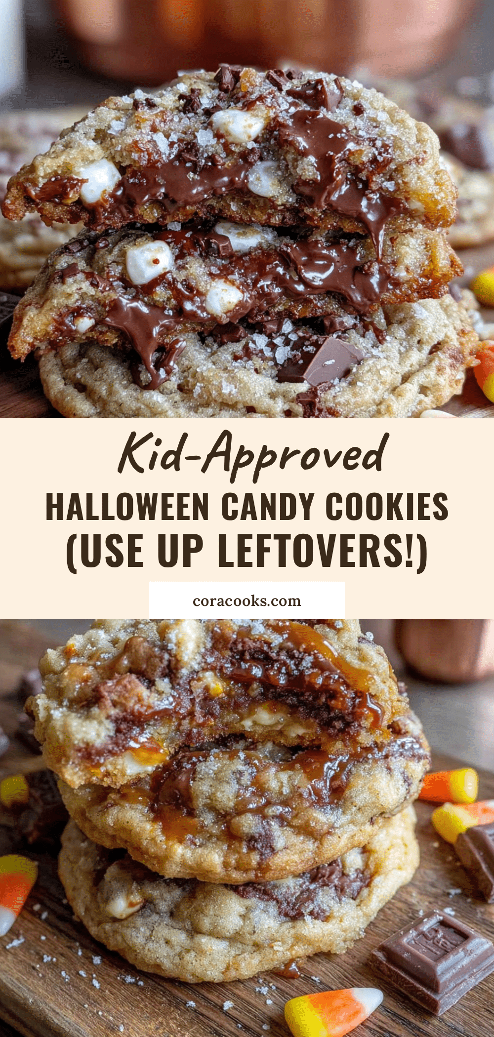 Halloween candy cookies recipe