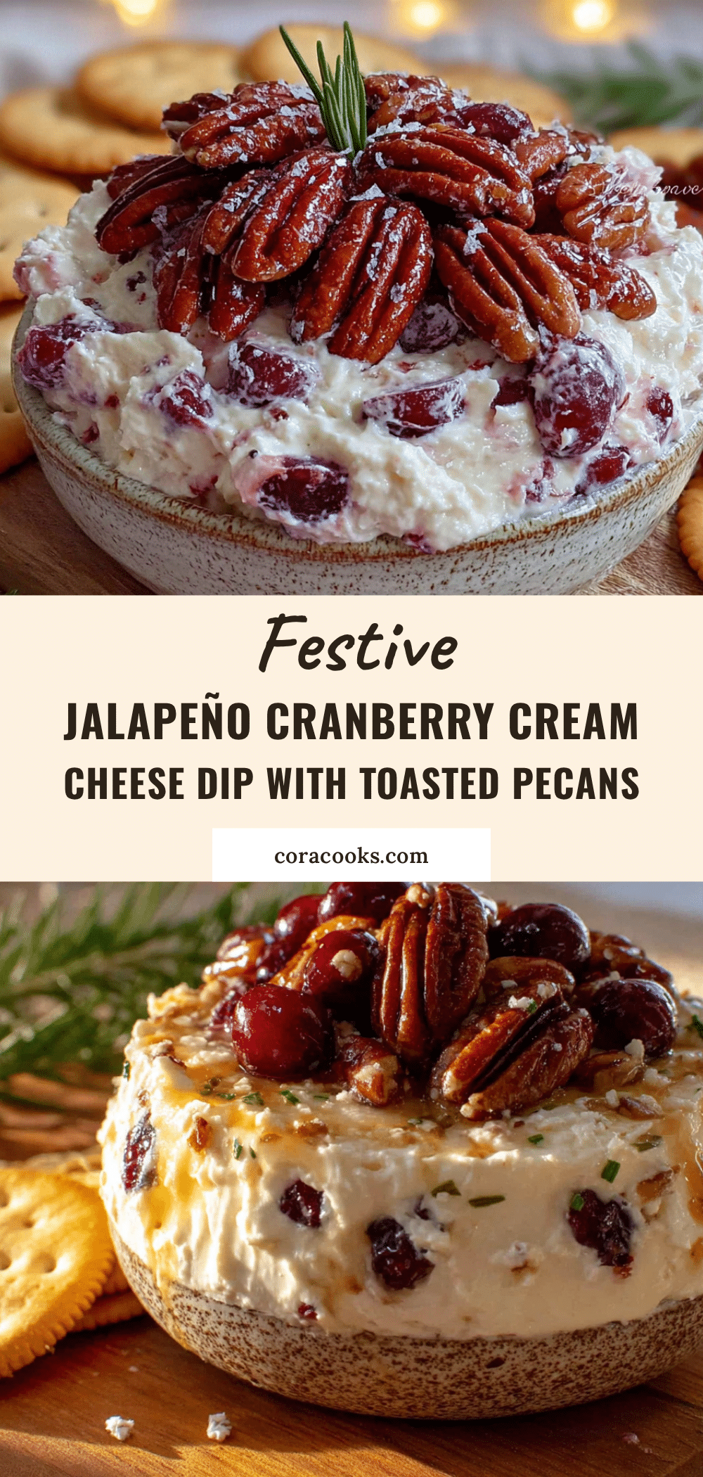 jalapeño cranberry cream cheese dip recipe
