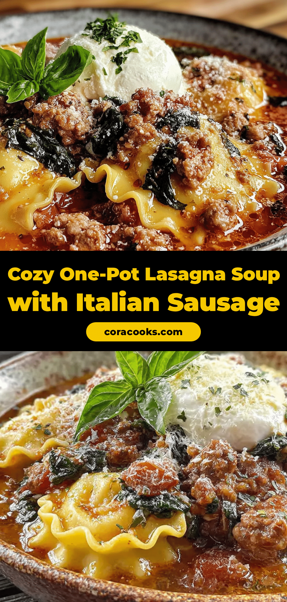 lasagna soup recipe