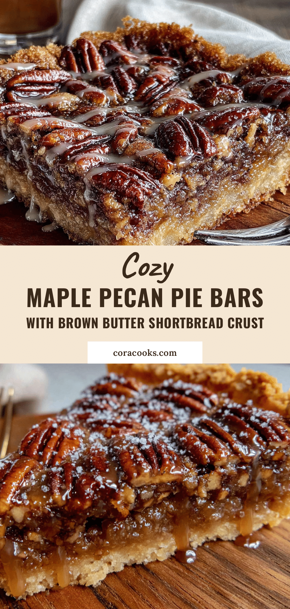 maple pecan pie bars recipe