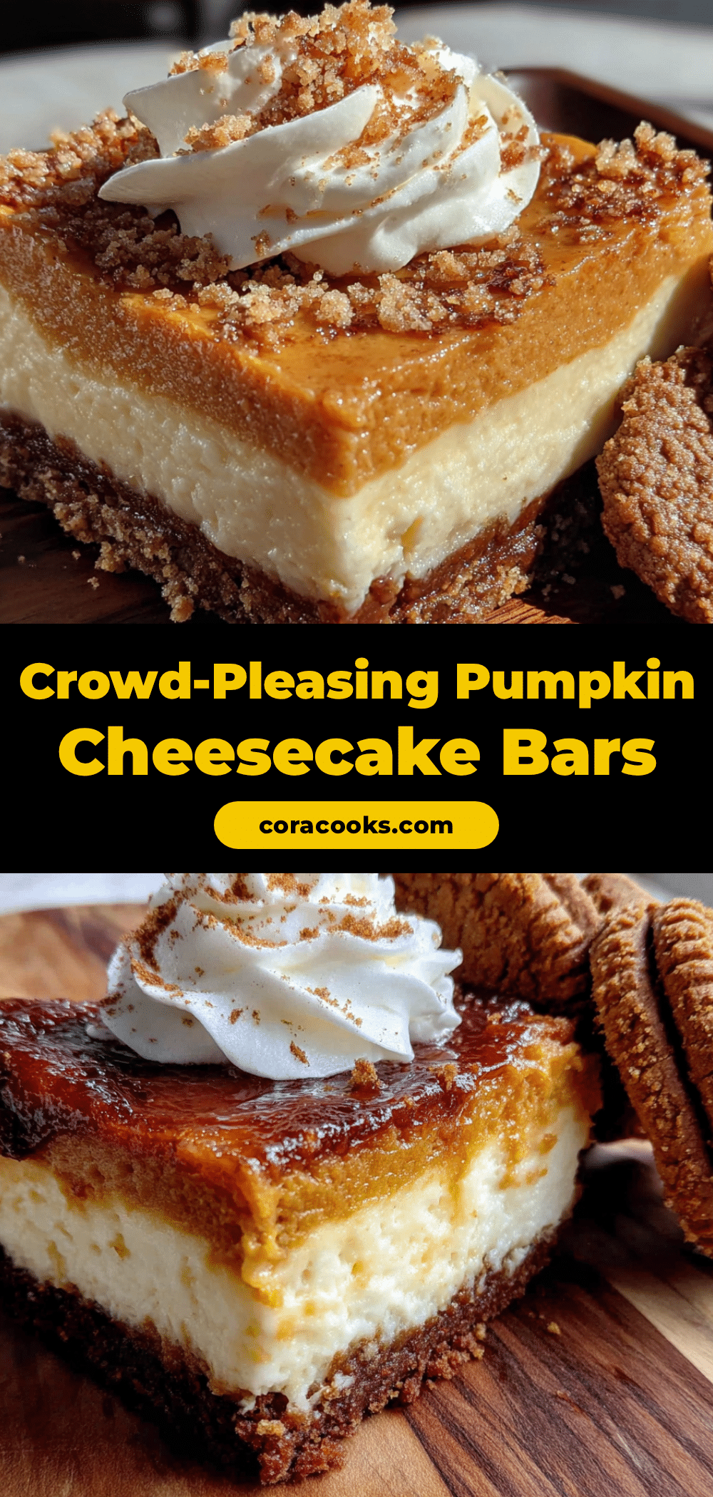 pumpkin cheesecake bars recipe