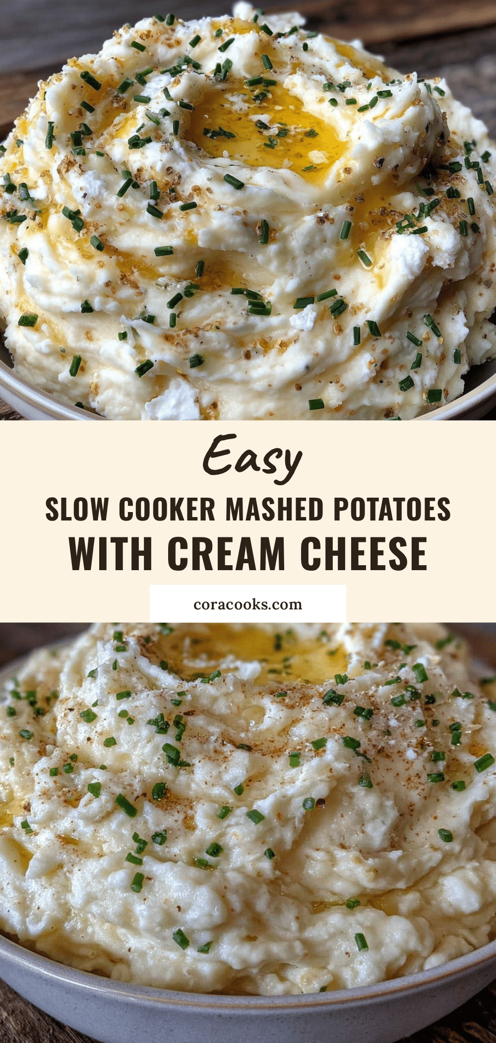 slow cooker mashed potatoes with cream cheese recipe